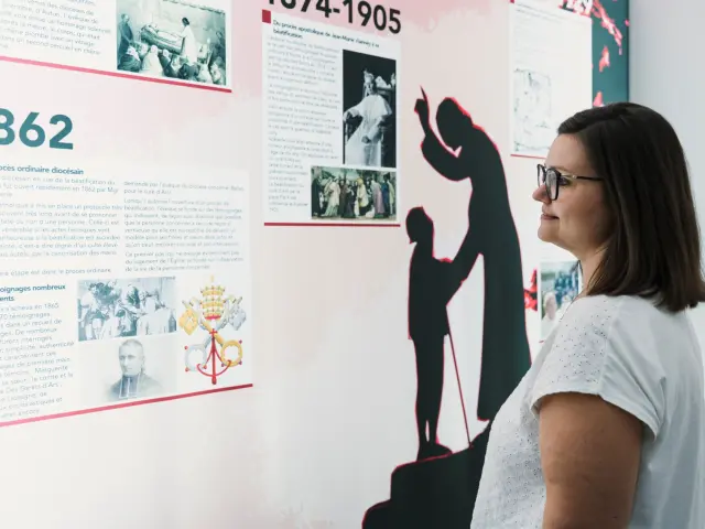 Dernière salle du Musée de cire à Ars