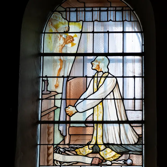 Vitrail Basilique Saint-Sixte à Ars